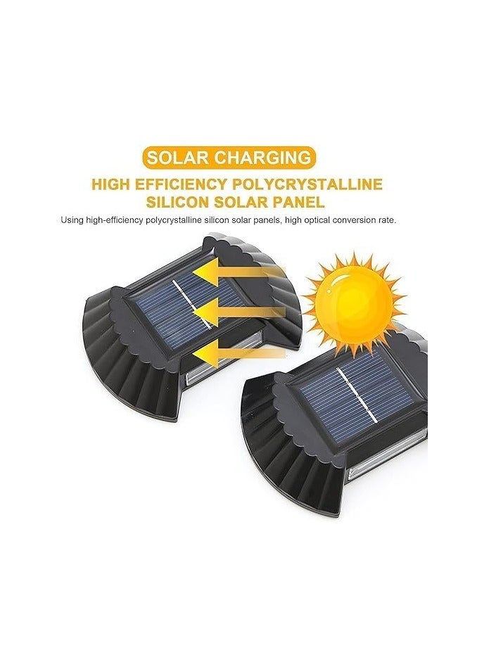 مجموعة من 4 مصابيح خارجية مقاومة للماء تعمل بالطاقة الشمسية - Image 4