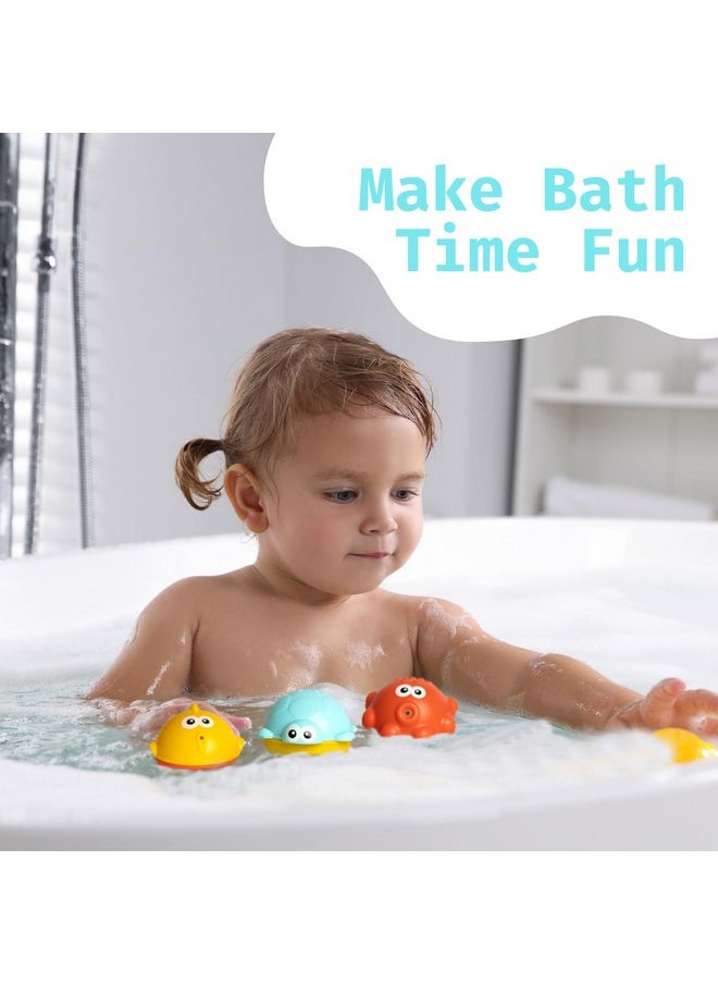 My Little North Star Baby Bath Fishing Toy Set, 3 Pack Bath Sprinkler Toy with Fishing Net - Turtle, Fish & Octopus Bath Toys for Baby Toddlers Infants, 18 Months+ - Ideal Christmas, Birthday Gift Toddler Bathtub Pool Toy  - Image 2