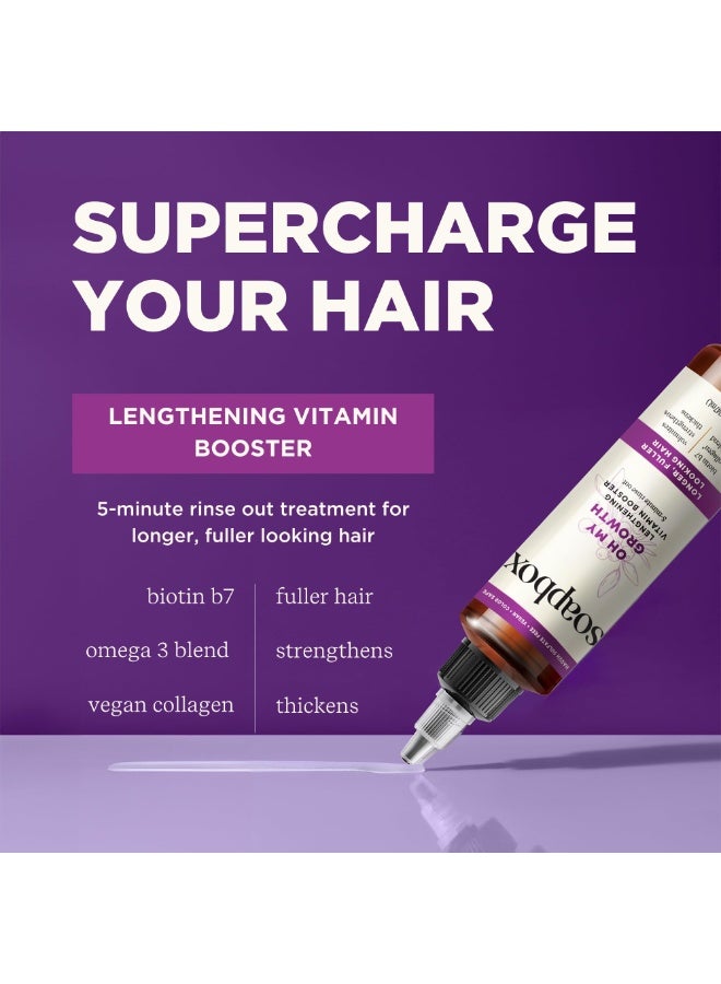 Soapbox Oh My Growth Hair Treatment – Vitamin Booster for Longer, Stronger Hair, 5 min Rinse, 5 fl oz (147 ml) - Image 3