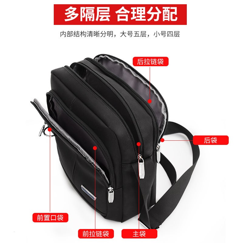New Nylon Business Shoulder Bag Men'S Bag Outdoor Leisure Men'S Messenger Bag - Image 4