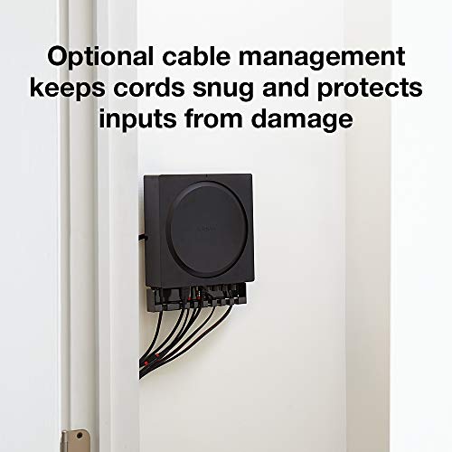 Sanus Wall Mount for Sonos Amp - Slim Black Design with Lockable Latch for Security - Low Profile Bracket Design Mounts in Any Orientation - Built-in Cable Management & Easy 15-Minute Install … - Image 4