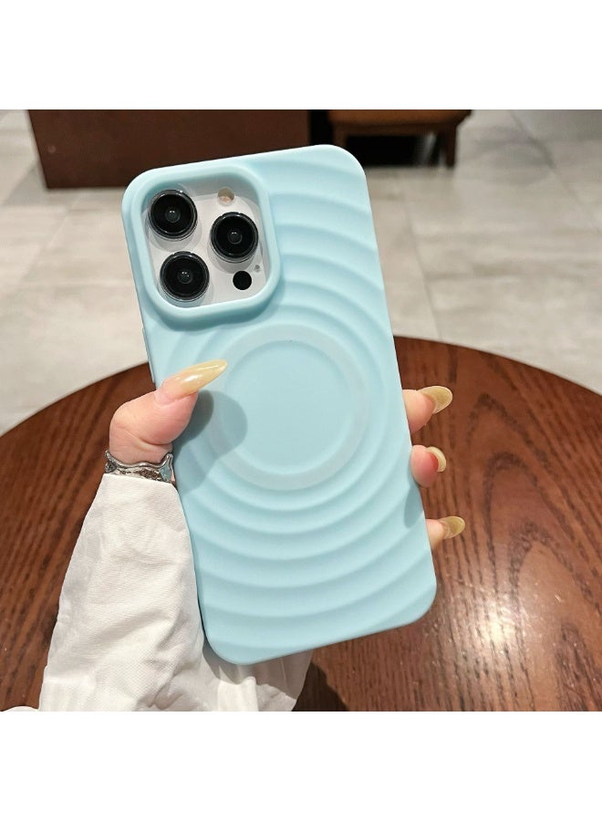 NIBEMINENT Protection Case With Magsafe For iPhone 15 Pro, Sky Blue - Image 2