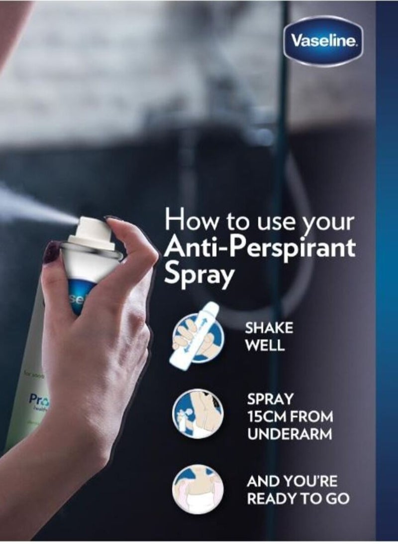 فازلين مزيل عرق مضاد للتعرق برائحة الصبار للبشرة الحساسة، بخاخ، 250 مل - Image 4