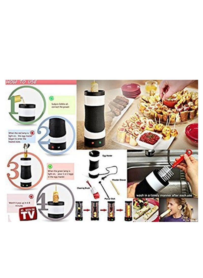 Generic Egg Master  Delicious Eggs In Minutes Stick Egg Roll egg Boiler Grill Snack Fast Food Easy to Use Home (Green)  - Image 5
