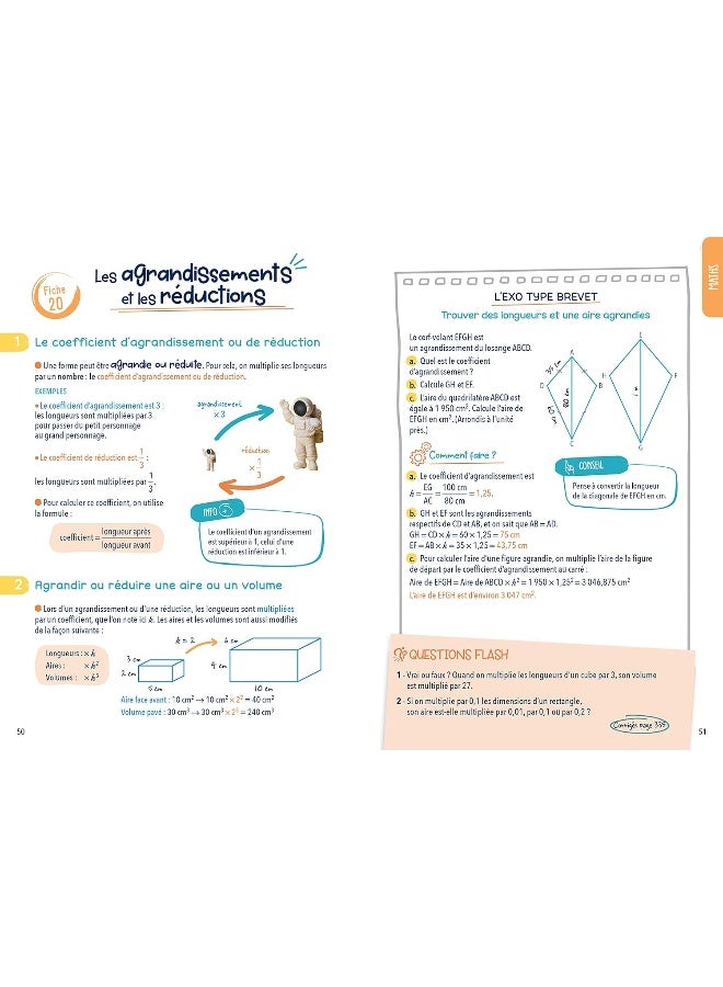 Tout mon brevet 2025 en studyfiches - 3e (toutes l: fiches visuelles & quiz pour réviser son brevet fa  - Image 3