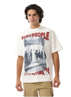 WHITE RABBIT Printed Round Neck T-shirt  - Image 1