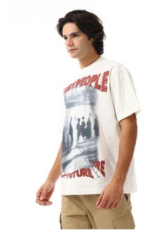 WHITE RABBIT Printed Round Neck T-shirt  - Image 4