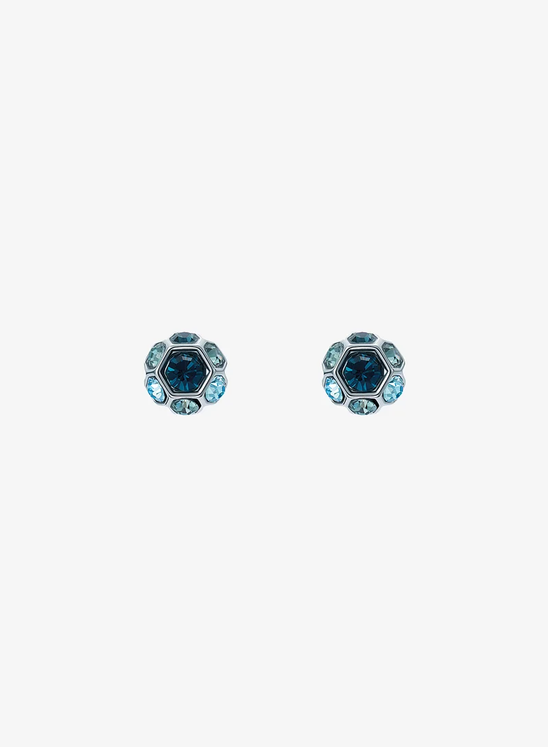 Gemme Crystal Gem Cluster Stud Earrings