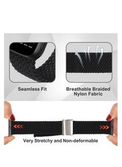 Generic Adjustable Braided Solo Loop Sport Band for iWatch Ultra Compatible with Apple Watch Bands 49/42/44/45mm Women Men  - Image 3
