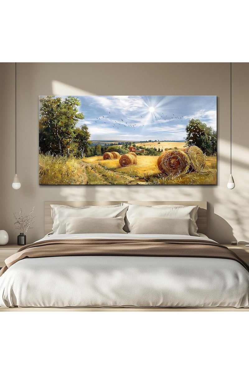 EMODA Beautiful Large Wrap Framed Canvas wall art 60x120 cm – Wall Art Landscape Decor - Image 3