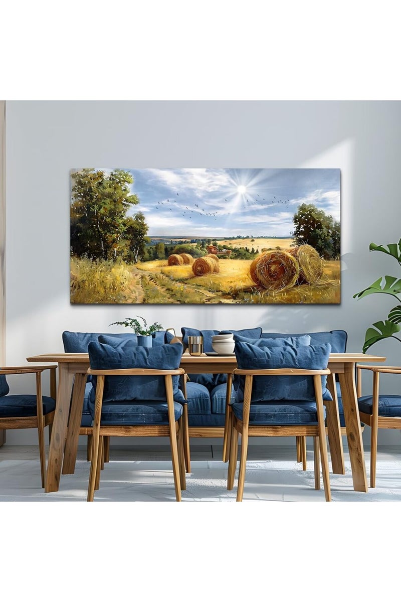 EMODA Beautiful Large Wrap Framed Canvas wall art 60x120 cm – Wall Art Landscape Decor - Image 5