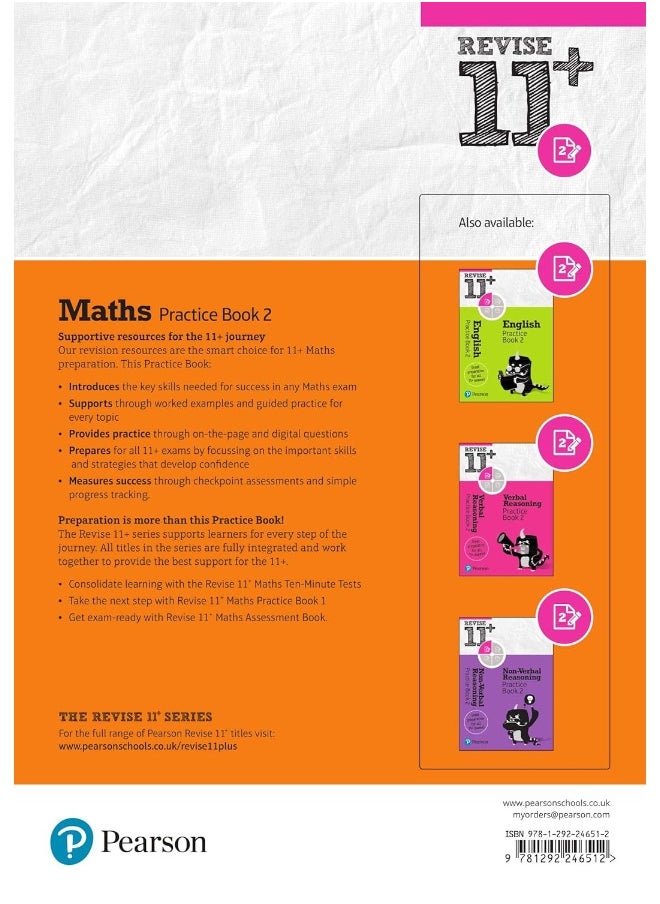 Pearson REVISE 11+ Maths Practice Book 2 for the 2023 and 2024 exams  - Image 2