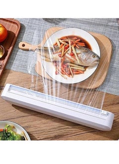 Plastic Wrap Dispenser with Cutter Aluminum Foil Dispenser Refillable Wrap Dispenser Plastic Food Wrap Dispenser Cling Film Dispenser with Cutter - pzsku/Z40795C6DB2748957ABCDZ/45/_/1734609820/389ff535-9749-4d02-81d1-aa0d784c2a9e