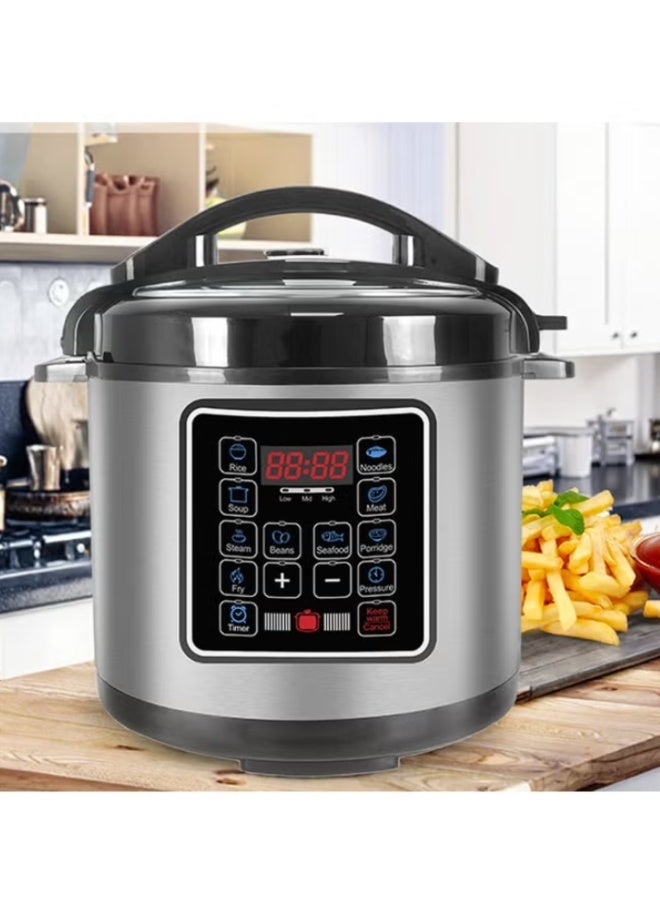 ELTRAZONE 12.5L Electric Pressure Cooker 10-in-1 Multi-Function Digital Pressure Cooker with LED Display, Large Capacity, Energy Saving Technology, Fast Cooking & Easy Family Meal Preparation - Image 1