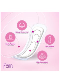 Fam Maxi Comfort Feminine Pads Super, Non Winged, 30+10 Pads Free  - Image 2
