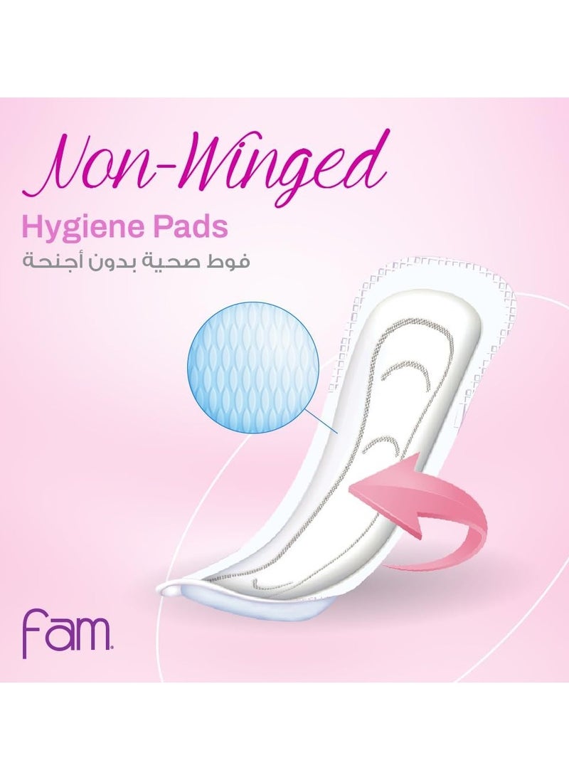 Fam Maxi Comfort Feminine Pads Super, Non Winged, 30+10 Pads Free  - Image 3