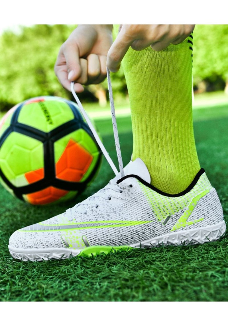 Loquat Low-Top Competition Sports Football Shoes White  - Image 2