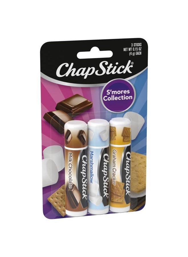 chapstick S'more Collection Variety Pack Lip Balm Tube, Lip Care, 0.15 Ounce (Pack of 3)  - Image 2