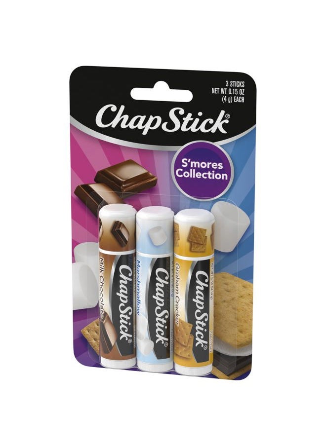 chapstick S'more Collection Variety Pack Lip Balm Tube, Lip Care, 0.15 Ounce (Pack of 3)  - Image 3