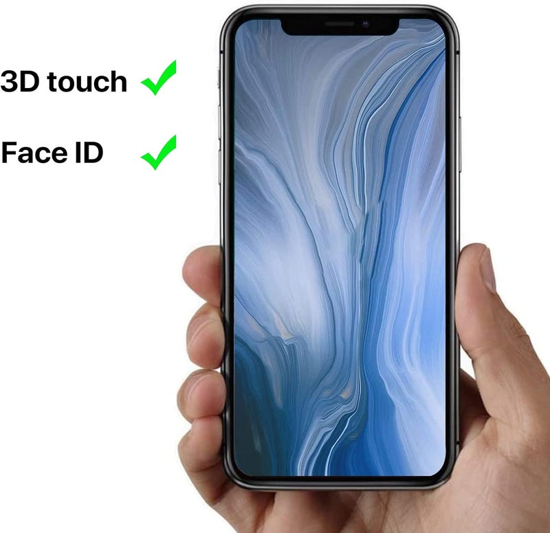 لاستبدال شاشة آيفون X مقاس 5.8 بوصة، مجموعة إصلاح شاشة LCD مع خاصية اللمس ثلاثي الأبعاد + واقي الشاشة + غراء مقاوم للماء + مجموعة أدوات الإصلاح (أسود) - Image 4