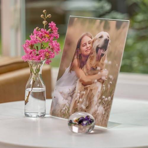 SNAP Set of 12 Snap - 8x10 Clear Acrylic Self Standing Photo Frames - Perfect for Showcasing Memories in Style - Versatile and Durable Design for Home or Office Décor - Rectangular TableTop - Single Picture Frame - Image 2