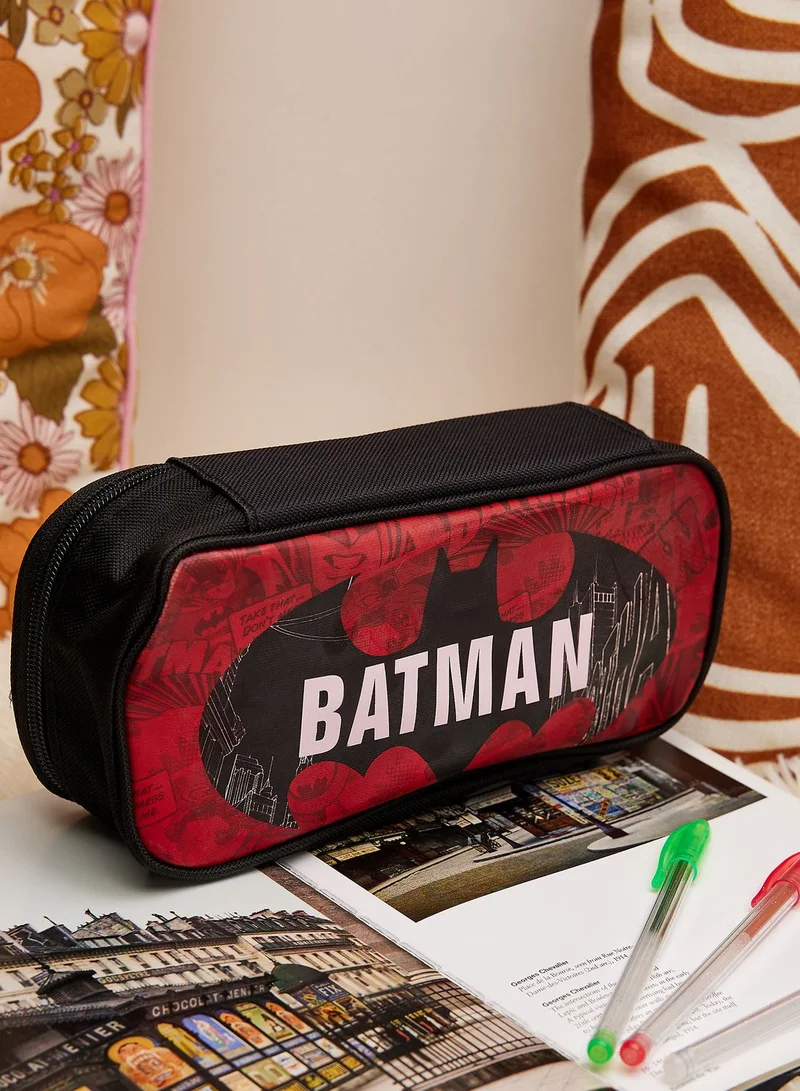 Batman Black Batman Printed Pencil Case