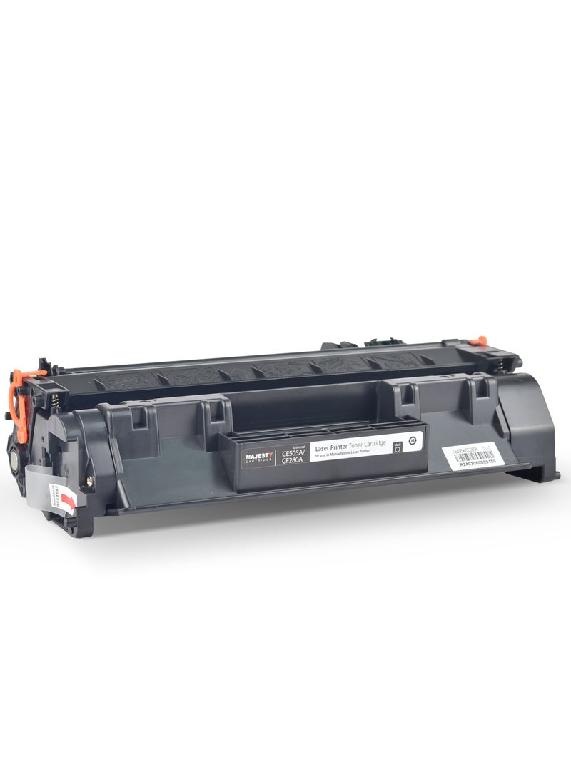 Majesty - "Toner Cartridge Compatible 80A CF280A and 05A for HP LaserJet Pro 400 M410 M401D M401A M401N M401DN M401DW M425DW M425DN and P2030 P2035 P2035N P2050 P2055D P2055DN P2055X" - Image 1