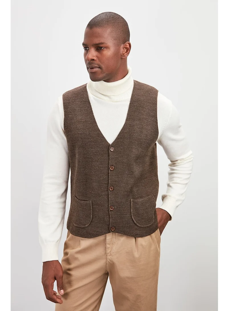 trendyol Textured Waistcoat