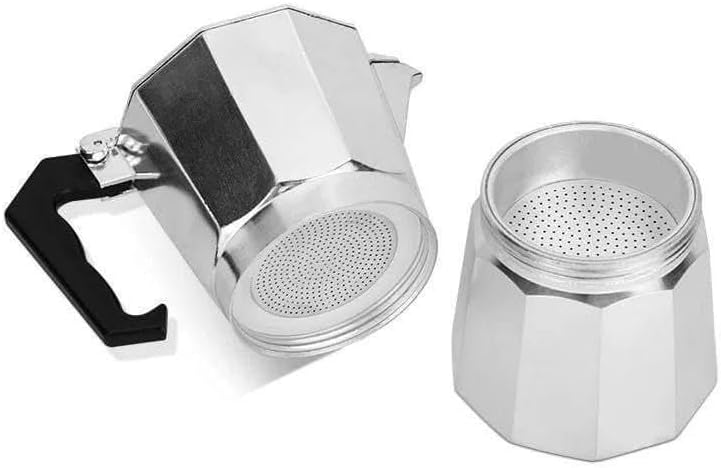 Aluminum Stovetop Espresso Moka Pot - Italian Style Coffee Maker - Image 4