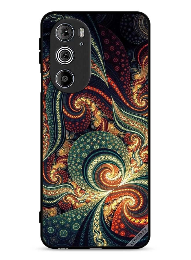 Covernex Motorola Edge 30 Pro Protective Case Cover Mandala Vintage Pattern - Image 1