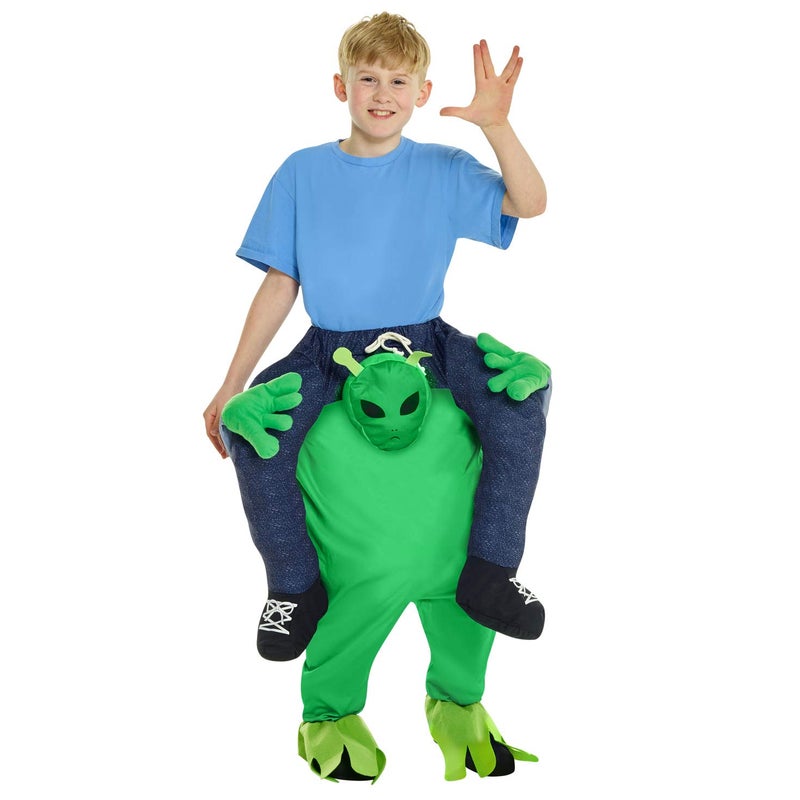 Morph Morphsuits Alien Piggyback Kids Costume, One Size (MCKPBAL) - Image 1