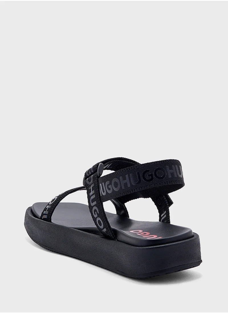 هوجو Emma Ankle Strap Wedge Sandals