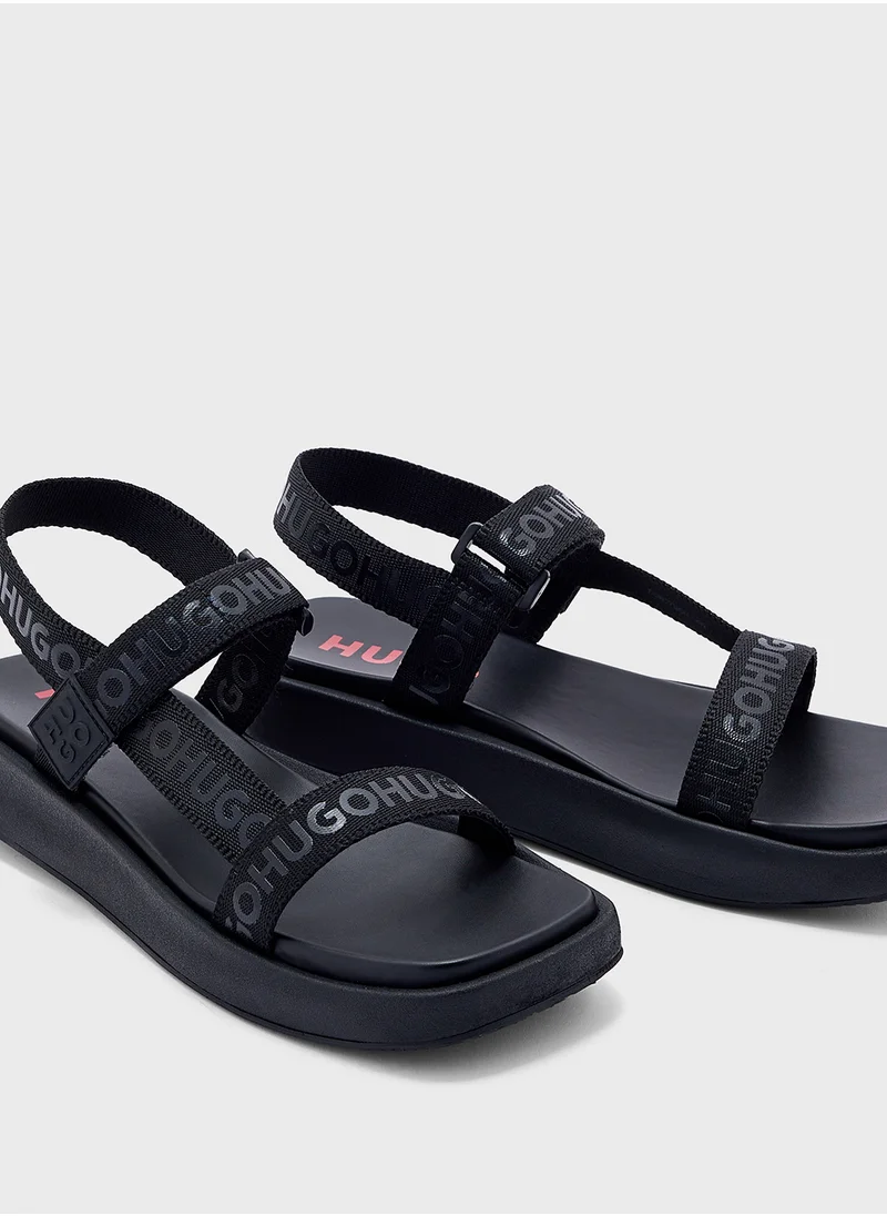 هوجو Emma Ankle Strap Wedge Sandals