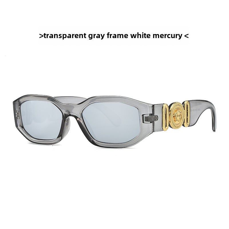 Generic New Quirky Unisex Sunglasses 4361 C17. White mercury in gray frame 