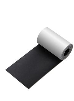 Self-Adhesive Black Leather Repair Tape Patch Kit - 3 x 60 Inch for Furniture, Couch, Sofa, Car Seats, Computer Chair, and Vinyl Repair Solutions.