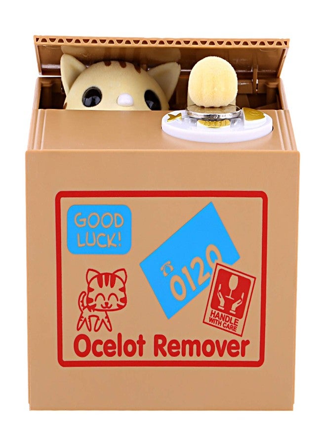 Cocoarm Automatic Money Box, Piggy Bank Auto Cat Stealing Money Piggy Boxes Bank Funny Toys and Gifts for Boys and Girls - Image 1