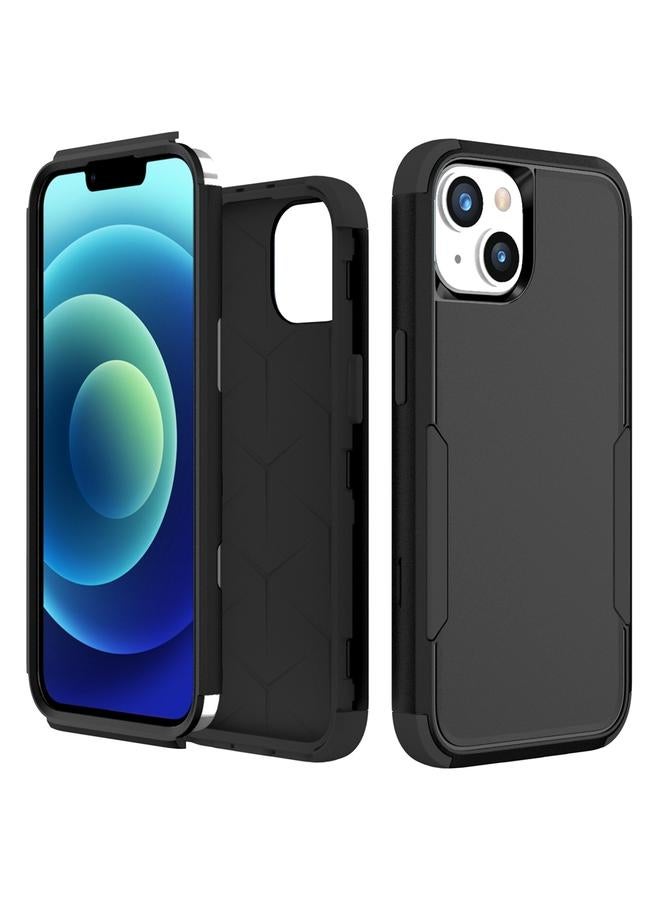 اس-توب جراب هاتف مقاوم للصدمات من مادة TPU + PC لهاتف iPhone 15 Plus Commuter - Image 1