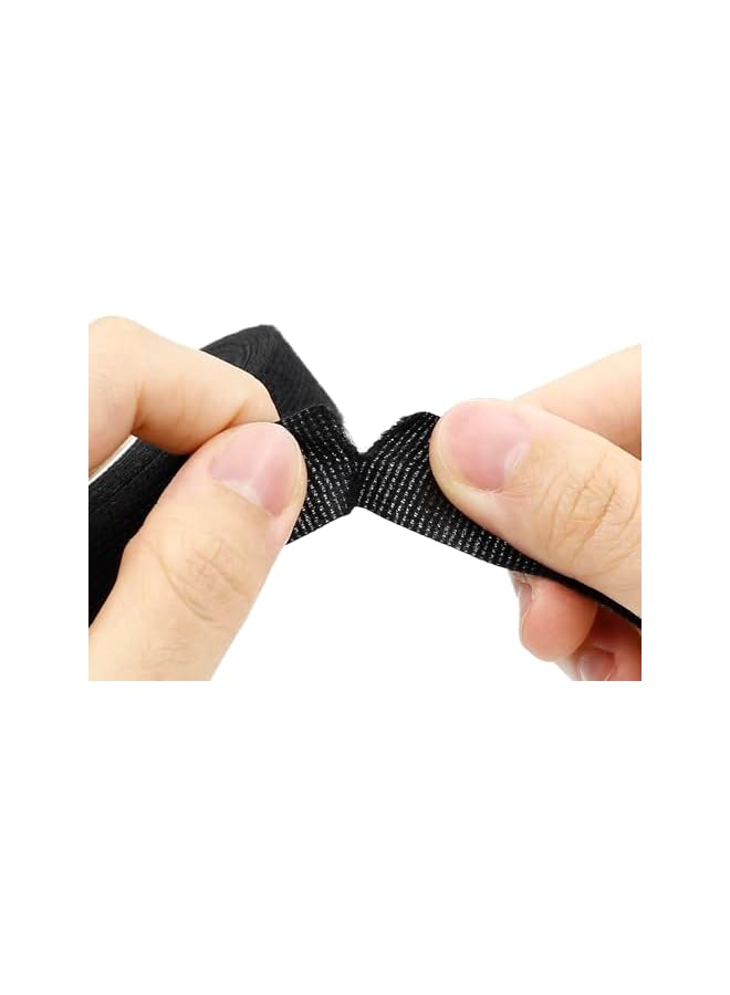 PROMASS promass Heat Tape, Black Automotive Harness Tape, 6 Rolls Wires Fabric Tapes, High Temperature Resistance Harness Fabric Tape, Electrical Insulation Fastening Tape, 19MM x 15M Tape  - Image 4