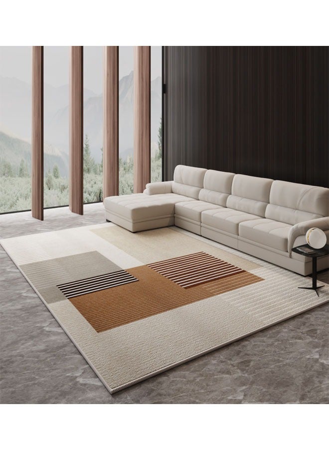 NKX Nordic Light Luxury Living Room Carpet with Plastic bottom crystal velvet 200 X 300cm - Image 2