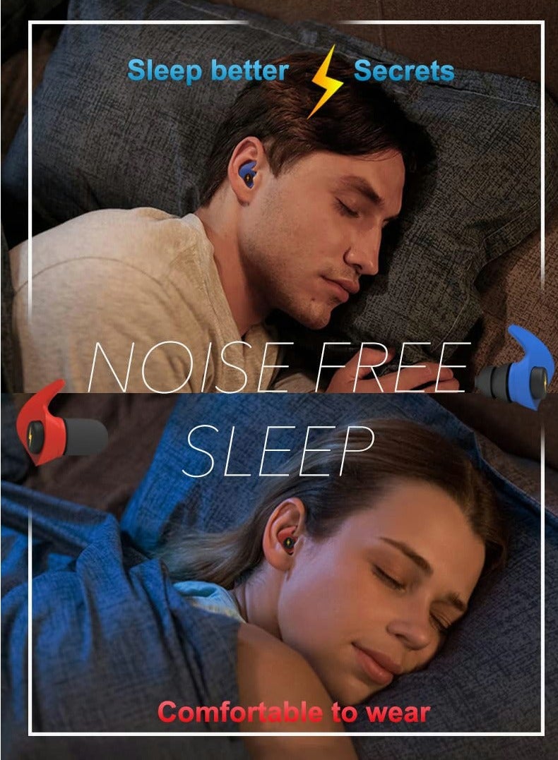 Excefore Quiet Noise Canceling Earplugs for Sleep, Noise Sensitive and Work, Concerts, Red  - Image 5
