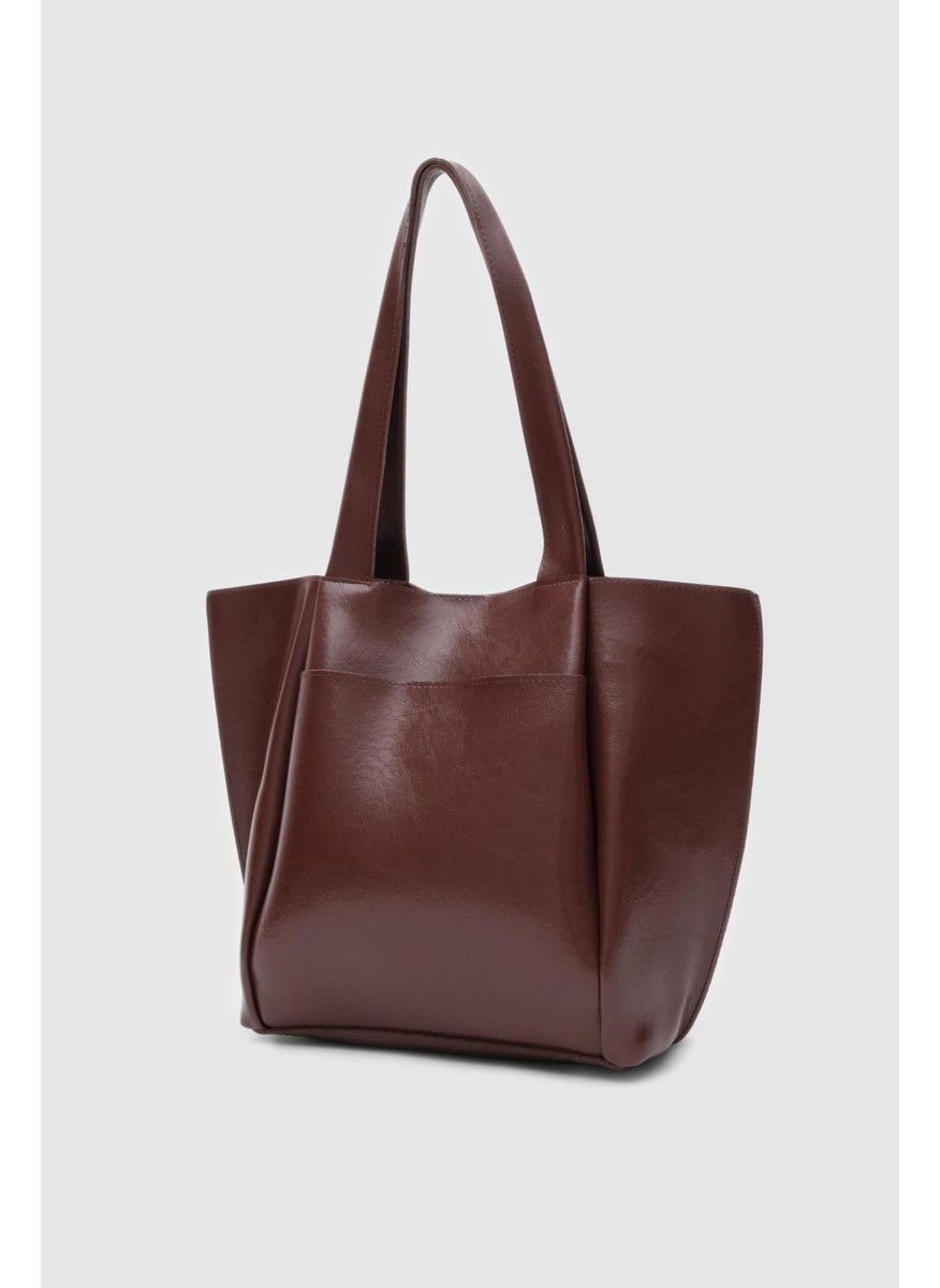Shule Bags Cap Hazelnut Shell Shoulder Bag  - Image 2
