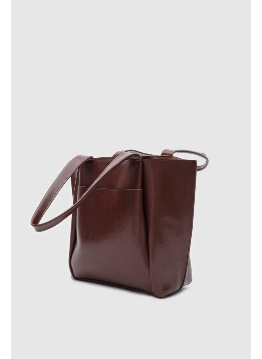 Shule Bags Cap Hazelnut Shell Shoulder Bag  - Image 4