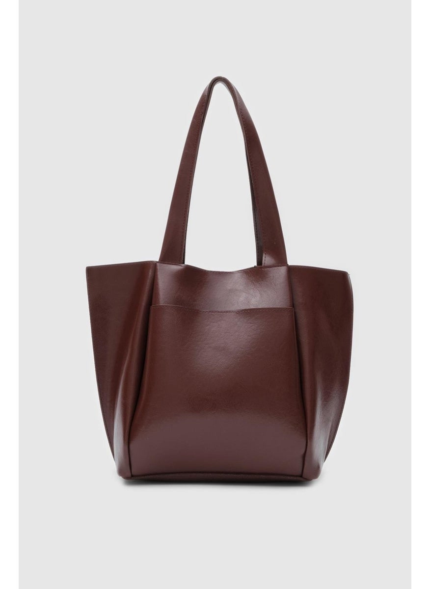 Shule Bags Cap Hazelnut Shell Shoulder Bag  - Image 1