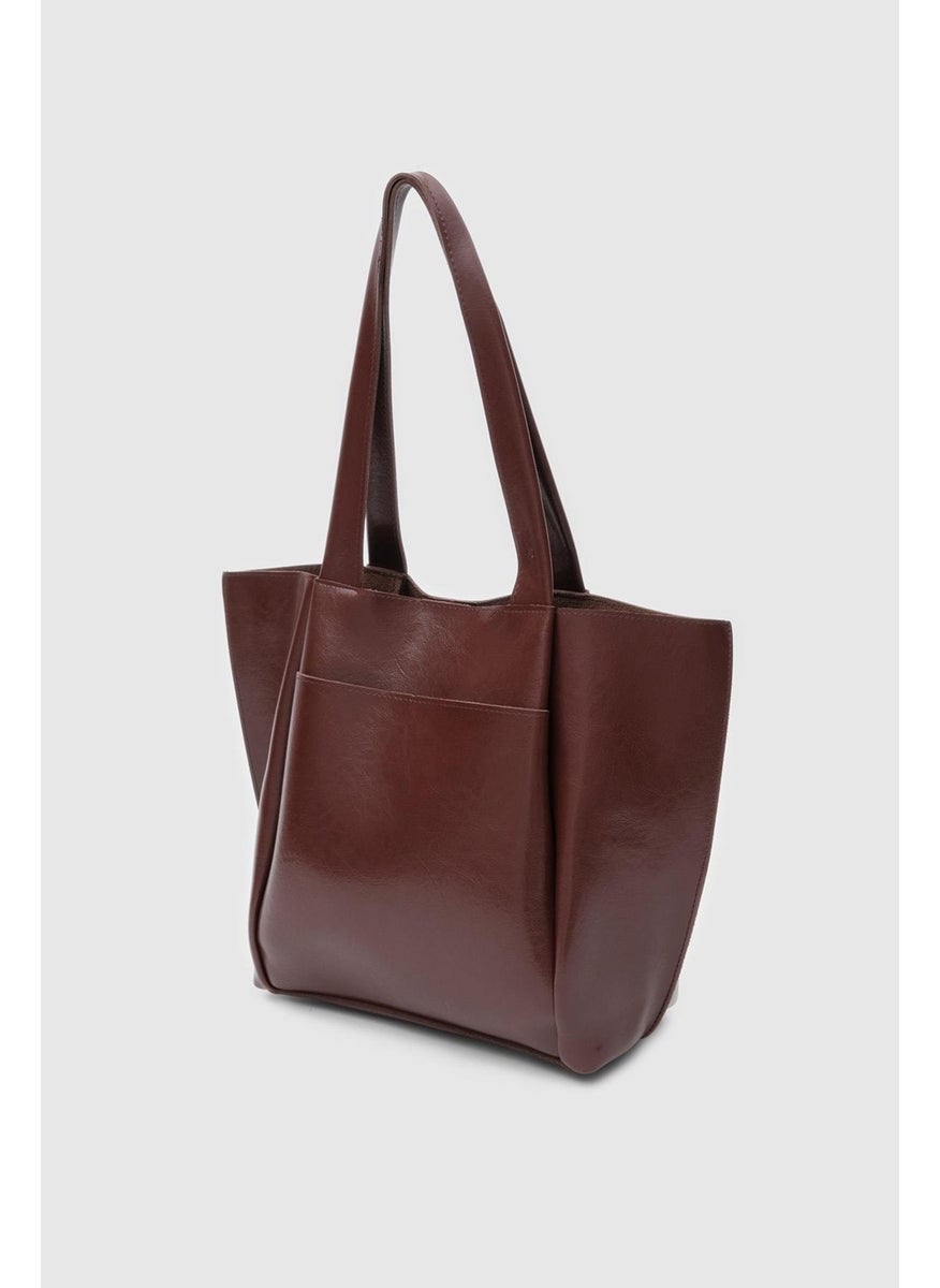 Shule Bags Cap Hazelnut Shell Shoulder Bag  - Image 3