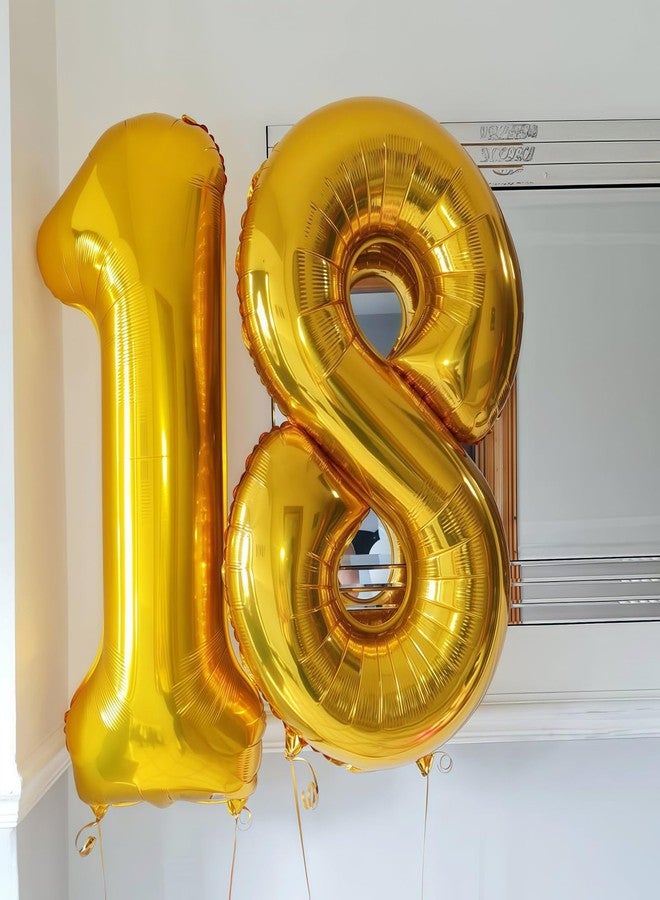 BBPOOL Gold 7 Balloon Number,40 Inch Number 7 Balloon Large Gold 7 Foil Mylar Helium Balloon for Birthday Party Decorations - Image 5
