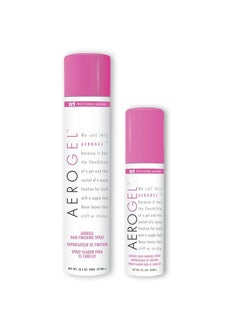 Tri Aerogel Hair Styling Gel Plus Texture Spray For Hair For Men & Women Combining Flexibility Of Gel & Control Of Spray For Strong Hold No Hair Flakes To All Hair Style & Types 10.5 Oz & 3 Oz