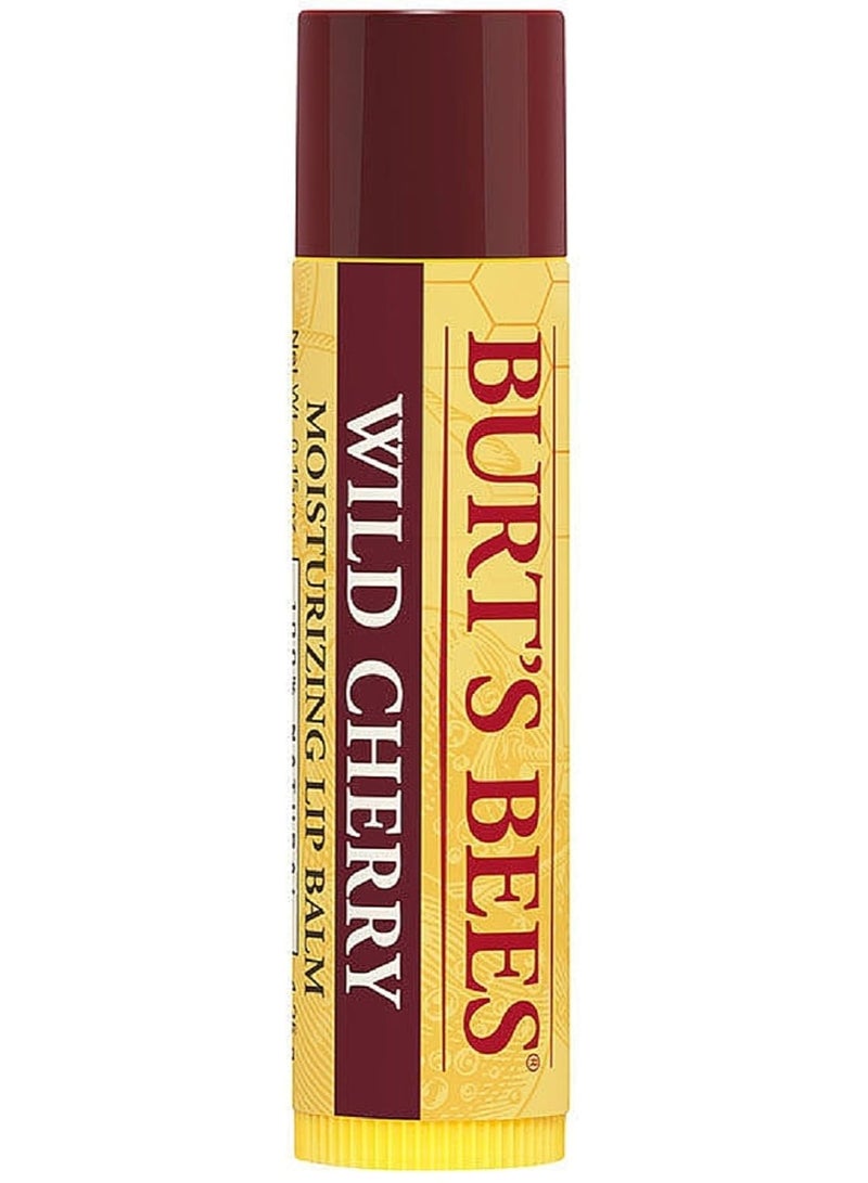 Burt's Bees Moisturizing Lip Balm, Wild Cherry 0.15 oz (Pack of 10)