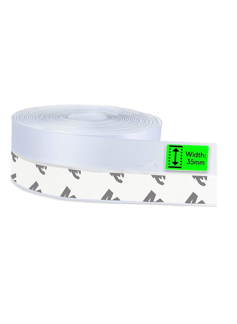 Silicone Seal Strip and Weather Stripping with Self Adhesive for Bottom of Doors Door Draft Stopper 3M Weather Stripping Door Bottom Gap Replacement Strip Roll Soundproof 35MM. - Image 1
