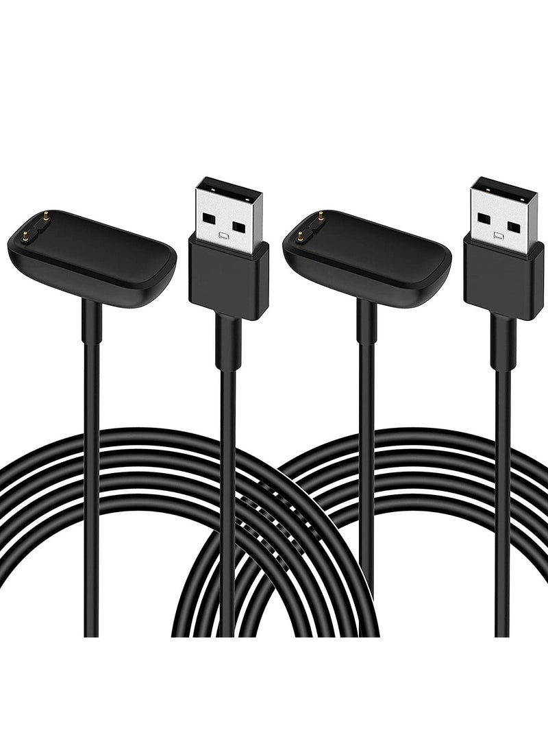 Captaintech Charger Cable for Fitbit Luxe Fitness Tracker Charge 5 Replacement Smartwatch USB Charging Cord 3.3Ft - Image 1
