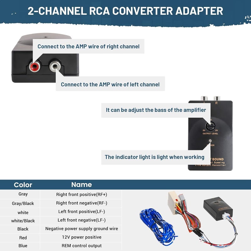 NuIth Factory Radio Add Amplifier Subwoofer Interface Adapter for Ford and Lincoln Vehicles - Image 3